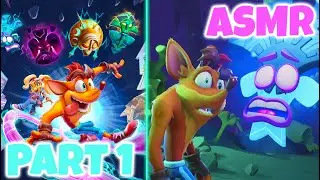 ASMR GAMING | Crash Bandicoot 4: It's About Time - New Adventure New Enemies ~ Chewing Gum
