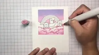 Clearly Besotted Love Letters Copic Colouring Tutorial