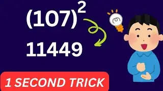 Find 107&sup2; in Seconds | Easy Square Trick for Numbers Near 100 | Dr Upasana P T Maths World 