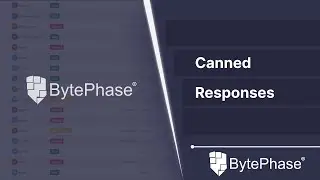 Canned Responses in BytePhase CRM: Save Time and Boost Productivity
