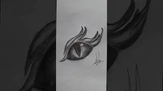 realstic😱#dragon eye #art #hardwork