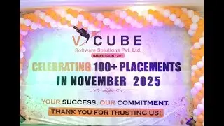 V CUBE  Celebrations 100% Placements Successfully Press Meet.
