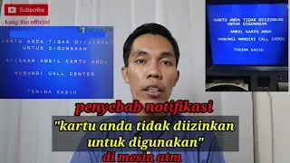 penyebab notifikasi 