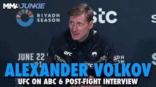 Alexander Volkov Talks Sergei Pavlovich History After Win: 'Be More Respectful' | UFC on ABC 6