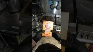 Will baking soda clean the griddle?