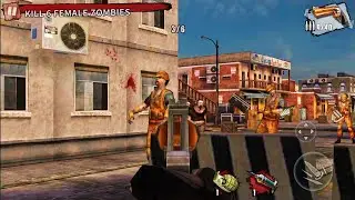 kill 6 Female Zombies 🎃 in Zombie frontier3d & support full battle @Gamefighter4343