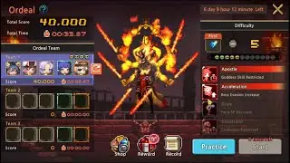 Stage 1-5 Ordeal Advent of Heaven's Demon October 2025 Crusaders Quest 克魯賽德戰記 크루세이더퀘스트