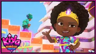 Daddy Jo's Dance Down | Kiya & the Kimoja Heroes | Cartoons For Kids