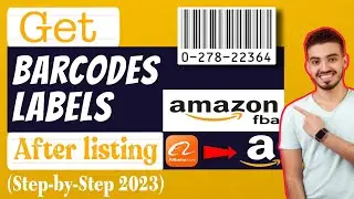 How to get Barcodes and Labels in Amazon FBA after listing 2023 | Barcodes & labels kaise hasil kare