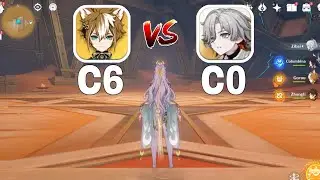 C6 Gorou Vs C0 Illuga for ZIBAI | best support for zibai 