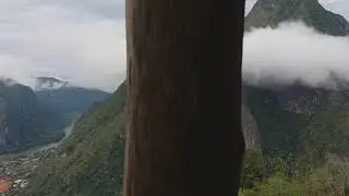 View from Nong Khiaw viewpoint 360&deg;