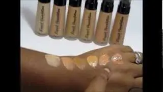 $3 BH COSMETICS FOUNDATION SWATCHES AND REVIEW