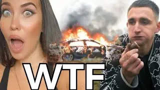 FEMALE DJ REACTS TO RUSSIAN YOUTUBER BURNING HIS CAR 🔥 ГОРИ ГОРИ ЯСНО ! ЛИТВИН (REACTION - РЕАКЦИЯ)