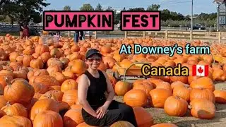 PUMPKIN FEST AT DOWNEY'S FARM MARKET / CALEDON, ONTARIO, CANADA 🇨🇦🎃