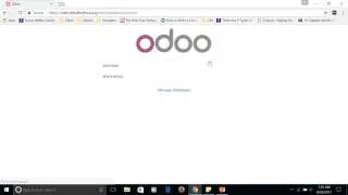 Logging into Odoo