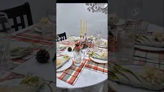 FALL TABLESCAPE ON A BUDGET 🍂| DOLLAR STORE THANKSGIVING DECOR IDEAS