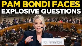 Pam Bondi Hearing LIVE: Tense Lawmakers Clash During High-Stakes Hearing | Pam Bondi | US Senate