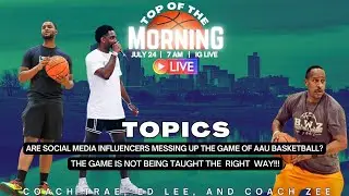 TOP OF THE MORNING | Social Media Influencers Are Hurting The Game | Lack Of Real Coaches 