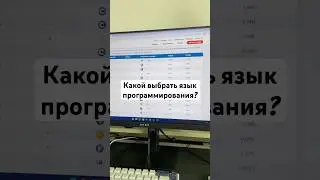 Какой язык программирования выбрать новичку? #программирование