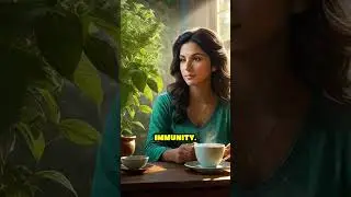 Gently Wake Up with Tulsi Tea #TulsiTea #Morning #Herbal #Wellness #Energy #Mindful #fyp