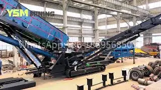Track Mounted Screen Plant for sale in Mexico, Mobile screens machine price for sale #mining #screen