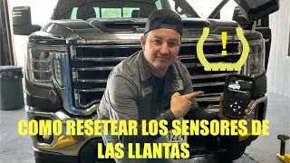 Cómo resetear los sensores de las llantas, TPMS, GMC SIERRA 2020.