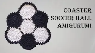 Häkelanleitung Untersetzer mit Fußball-Muster ⚽️ Amigurumi für Fußballfans ökologisch
