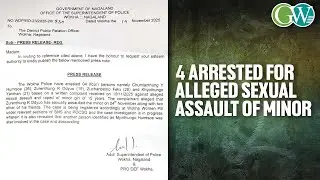 WOKHA POLICE ARREST 4 PERSONS FOR ALLEGED SEXUAL ASSAULT OF MINOR