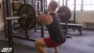 Unlock Quad Gains: Heel Elevated Front Squats For Better Flexibility & Form | J2FIT