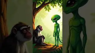 Alien Aur Bandar Ki Dosti 🐒👽 | Dilchasp Hindi Kahani | Kids Story