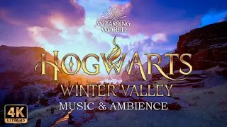 🌨️A cozy winter in a magical valley | Harry Potter  Music & Ambience 4k