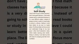 Self study is a best option to learn ..✍️🗣️#knowledge #english #information