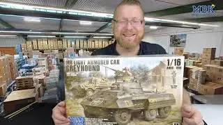 MBK packt aus Spezial - 1:16 M8 Greyhound US Light Armored Car (Andy's Hobby Headquarters AHHQ-008)