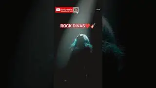 ROCK DIVAS ❤️🎸 Queremos Rock #podcast #rock #queremosrock #alissawhitegluz #shortsviral #singer