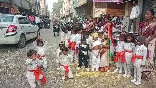 Shri sharada children school English medium Dharmabad Balapur Ratnali in Republic day 26 