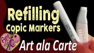 How to Refill a Copic Marker and how to Fix Overfilling
