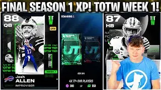 FINAL SEASON 1 XP REFRESH! TOTW JOSH ALLEN, CMC, AND MORE!