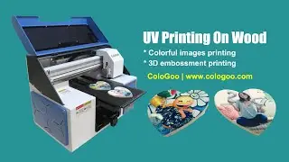 Cologoo UV Wood Printer Direct To Wood Prints Machine How To Print In Wood UV Printing Wooden Blocks