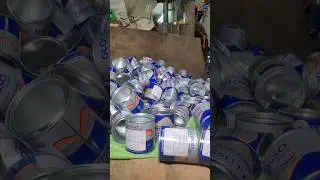 How Enamel Paint Boxes are Made? #ytshorts #factoryproducts #canister #paint #box