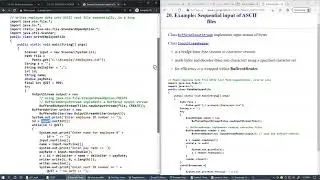 11.11 Another example reading a nd writing a plain text file