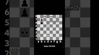Mate in 2 | chess puzzles Daily| number 6 #chesspuzzle #chess #checkmate