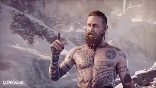 God Of War 4 - ALL Baldur - The Stranger Character Cutscenes Story Mode