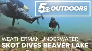 Weatherman underwater: Skot dives Beaver Lake | 5OUTDOORS