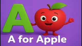 ABC Song (Alphabet Song) | Kids Rhymes & Songs | HappyToons