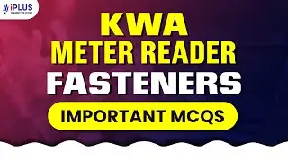 KWA Meter Reader | Fasteners - Important MCQs