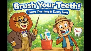 Brush Your Teeth Every Day 🪥 | Moral Story for Kids | Leo & Momo