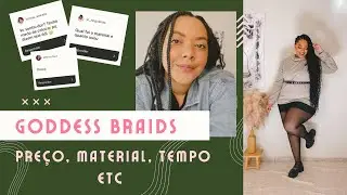 Minha experi&ecirc;ncia fazendo tran&ccedil;as pela primeira vez: GODDESS BRAIDS | Oie, Mabi!