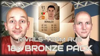 18X BRONZE PACKS ENTSCHEIDEN UNSER RIVALS TEAM 📣🔥 FIFA 22 PACK OPENING 😂
