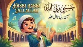 ✨ Hasbi Rabbi Jallallah | Islamic Baby Naat | 3D Cartoon Lullaby for Kids | La ilaha illallah