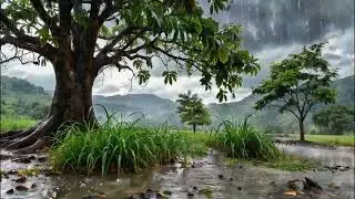 Relaxing Melody & Rain Sounds - Beautiful Piano Music, Background Music for Sleep